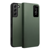 For Samsung Galaxy S22+ 5G QIALINO Magnetic Genuine Leather Phone Case(Green) Eurekaonline