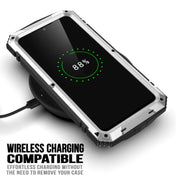 For Samsung Galaxy S22 5G R-JUST Metal + Silicone Holder Phone Case(Silver) Eurekaonline