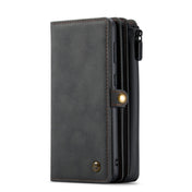 For Samsung Galaxy S22 Ultra 5G CaseMe 018 Detachable Multi-functional Leather Phone Case(Black) Eurekaonline