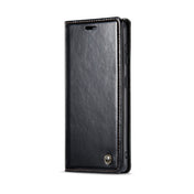 For Samsung Galaxy S23 5G CaseMe 003 Crazy Horse Texture Leather Phone Case(Black) Eurekaonline