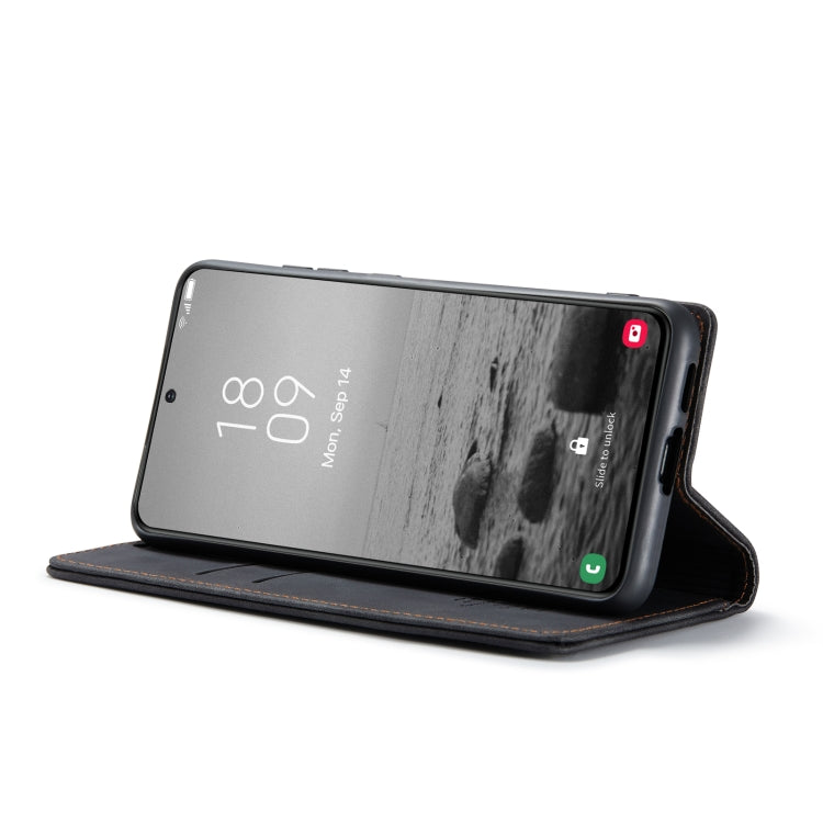 For Samsung Galaxy S23+ 5G CaseMe 013 Multifunctional Horizontal Flip Leather Phone Case(Black) Eurekaonline