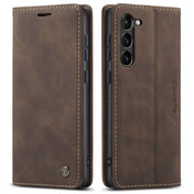 For Samsung Galaxy S23+ 5G CaseMe 013 Multifunctional Horizontal Flip Leather Phone Case(Coffee) Eurekaonline