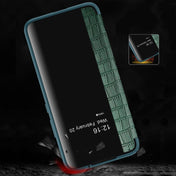 For Samsung Galaxy S23 5G Crocodile Texture Window View Leather Phone Case(Black) Eurekaonline