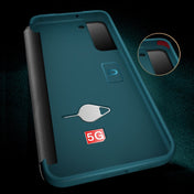 For Samsung Galaxy S23+ 5G Crocodile Texture Window View Leather Phone Case(Brown) Eurekaonline