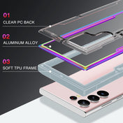 For Samsung Galaxy S23+ 5G Defender Metal Clear PC Soft TPU Phone Case(Colorful) Eurekaonline