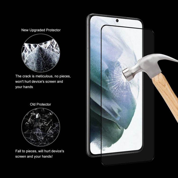 For Samsung Galaxy S23 5G ENKAY Full Glue 0.2mm Tempered Glass Full Film, Support Fingerprint Unlock Eurekaonline