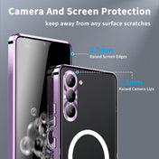 For Samsung Galaxy S23+ 5G MagSafe Magnetic Frosted Metal Phone Case(Purple) Eurekaonline