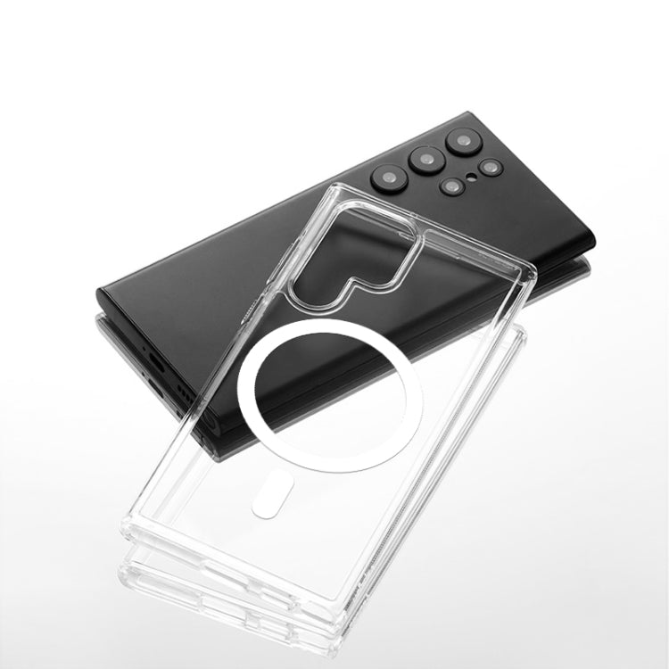 For Samsung Galaxy S23 5G TPU Magsafe Phone Case(Transparent) Eurekaonline
