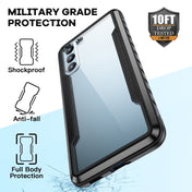 For Samsung Galaxy S23 5G iPAKY Thunder Series Aluminum Frame + TPU Bumper + Clear PC Shockproof Phone Case(Black) Eurekaonline