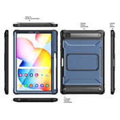 For Samsung Galaxy Tab S6 Lite Explorer PC + TPU Tablet Protective Case with Pen Slot(Blue) Eurekaonline