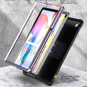 For Samsung Galaxy Tab S6 Lite Explorer PC + TPU Tablet Protective Case with Pen Slot(Purple) Eurekaonline