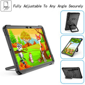 For Samsung Galaxy Tab S7 / S8 Silicone + PC Bracelet Holder Tablet Case(Black) Eurekaonline