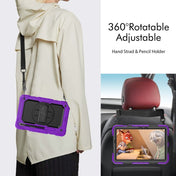 For Samsung Galaxy Tab S8 11 inch SM-X700 Silicone + PC Tablet Case(Purple+Black) Eurekaonline