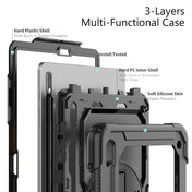 For Samsung Galaxy Tab S8+ 12.4 inch SM-X800 Silicone + PC Tablet Case(Black) Eurekaonline