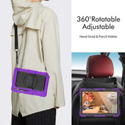 For Samsung Galaxy Tab S8+ 12.4 inch SM-X800 Silicone + PC Tablet Case(Purple+Black) Eurekaonline