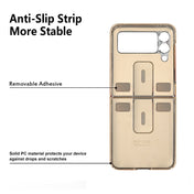 For Samsung Galaxy Z Flip3 5G GKK Handbag Design Leather + PC Phone Case(White) Eurekaonline
