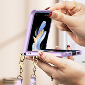 For Samsung Galaxy Z Flip4 GKK Integrated Ultra-thin Handbag Phone Case(Pink) Eurekaonline
