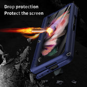 For Samsung Galaxy Z Fold3 5G 360 Full Body Armor Hinge Flip Phone Case(Green) Eurekaonline