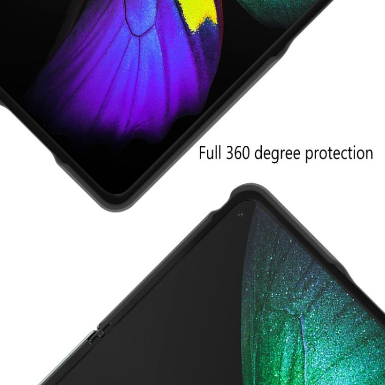 For Samsung Galaxy Z Fold3 5G Cowhide Shockproof Fold Leather Case(Black) Eurekaonline