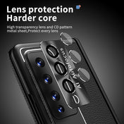 For Samsung Galaxy Z Fold3 5G Litchi Pattern Magnetic Shell Film Integrated Shockproof Phone Case(Black) Eurekaonline