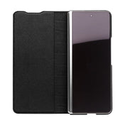 For Samsung Galaxy Z Fold3 5G/W22 5G QIALINO Crocodile Pattern Genuine Leather Phone Case(Black) Eurekaonline