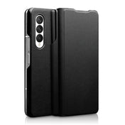 For Samsung Galaxy Z Fold3 5G/W22 5G QIALINO Magnetic Genuine Leather Phone Case(Black) Eurekaonline