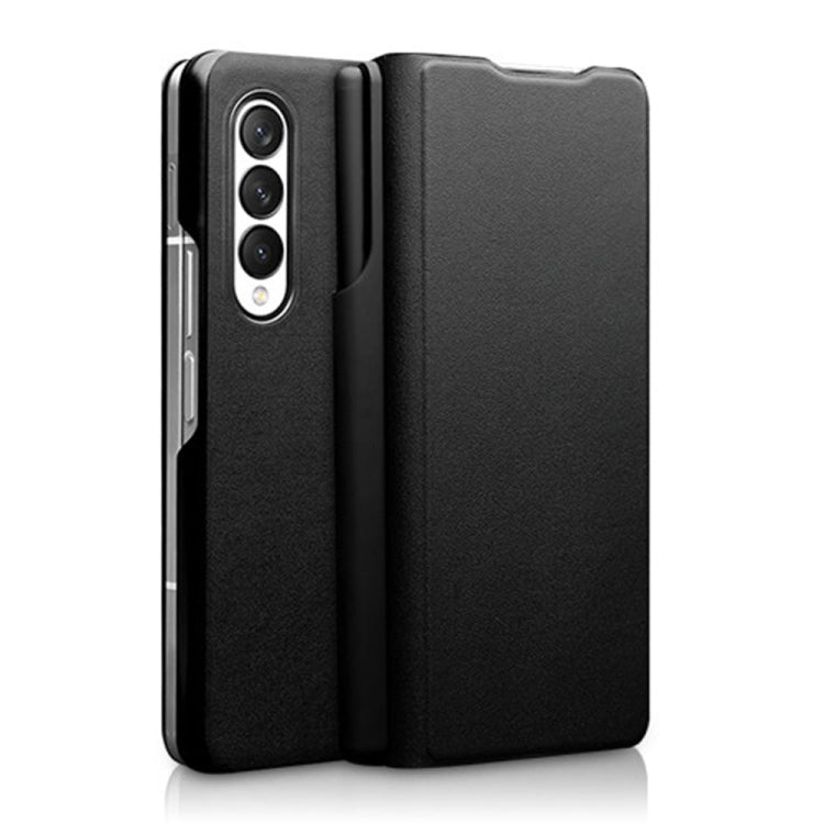 For Samsung Galaxy Z Fold3 5G/W22 5G QIALINO Magnetic Genuine Leather Phone Case(Black) Eurekaonline