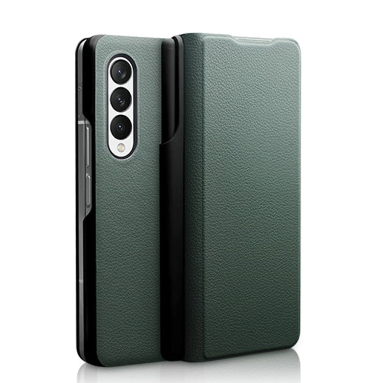 W22 5G QIALINO Magnetic Genuine Leather Phone Case(Green) Eurekaonline