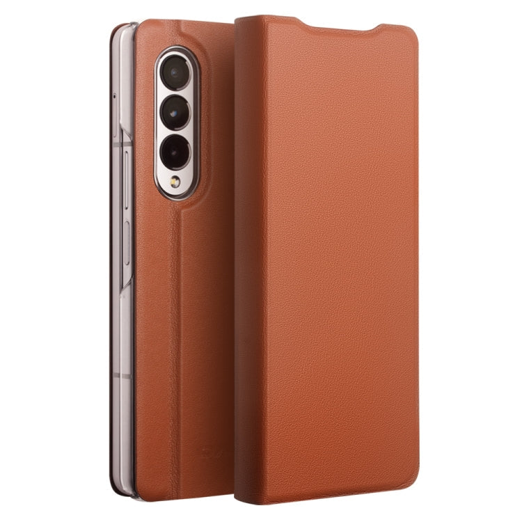 W22 5G QIALINO Ultrathin Genuine Leather Phone Case(Brown) Eurekaonline