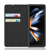 For Samsung Galaxy Z Fold4 GKK Armor Flip Leather Phone Case with Pen Slots(Black) Eurekaonline