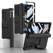 For Samsung Galaxy Z Fold4 GKK Integrated Magnetic Armor Flip Phone Case With Pen Box(Black) Eurekaonline