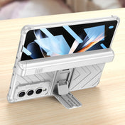 For Samsung Galaxy Z Fold4 GKK Integrated Magnetic Armor Flip Phone Case With Pen Box(Black) Eurekaonline