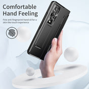 For Samsung Galaxy Z Fold4 Integrated Folding Phone Case with Hinge(Black) Eurekaonline