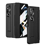 For Samsung Galaxy Z Fold4 Integrated Folding Phone Case with Hinge(Black) Eurekaonline