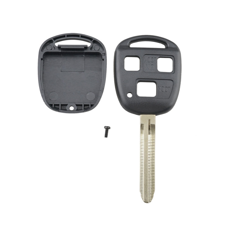 For TOYOTA Car Keys Replacement 3 Buttons Car Key Case with Key Blade Eurekaonline