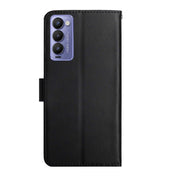 For Tecno Camon 18P Genuine Leather Fingerprint-proof Horizontal Flip Phone Case(Black) Eurekaonline