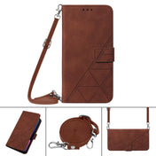 For Tecno Camon 19 Crossbody 3D Embossed Flip Leather Phone Case(Brown) Eurekaonline