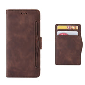 For Tecno Pova 3 Skin Feel Calf Texture Card Slots Leather Phone Case(Brown) Eurekaonline