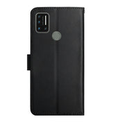 For UMIDIGI A7 Genuine Leather Fingerprint-proof Flip Phone Case(Black) Eurekaonline