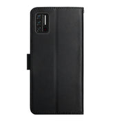 For UMIDIGI A7S Genuine Leather Fingerprint-proof Flip Phone Case(Black) Eurekaonline