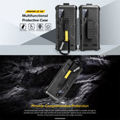 For Ulefone Armor 12 5G Multifunctional TPU + PC Protective Case with Back Clip & Carabiner (Black) Eurekaonline