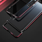 For Vivo X50 & X50 Pro Aluminum Alloy Shockproof Protective Bumper Frame(Black Red) Eurekaonline