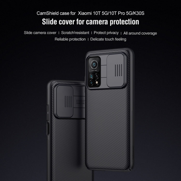 For Xiaomi 10T 5G / 10T Pro 5G / K30s NILLKIN Black Mirror Series PC Camshield Full Coverage Dust-proof Scratch Resistant Phone Case(Black) Eurekaonline
