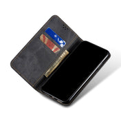 For Xiaomi 12/12S Denim Texture Casual Style Leather Phone Case(Black) Eurekaonline