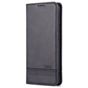 For Xiaomi 12 / 12X AZNS Magnetic Calf Texture Flip Leather Phone Case(Black) Eurekaonline