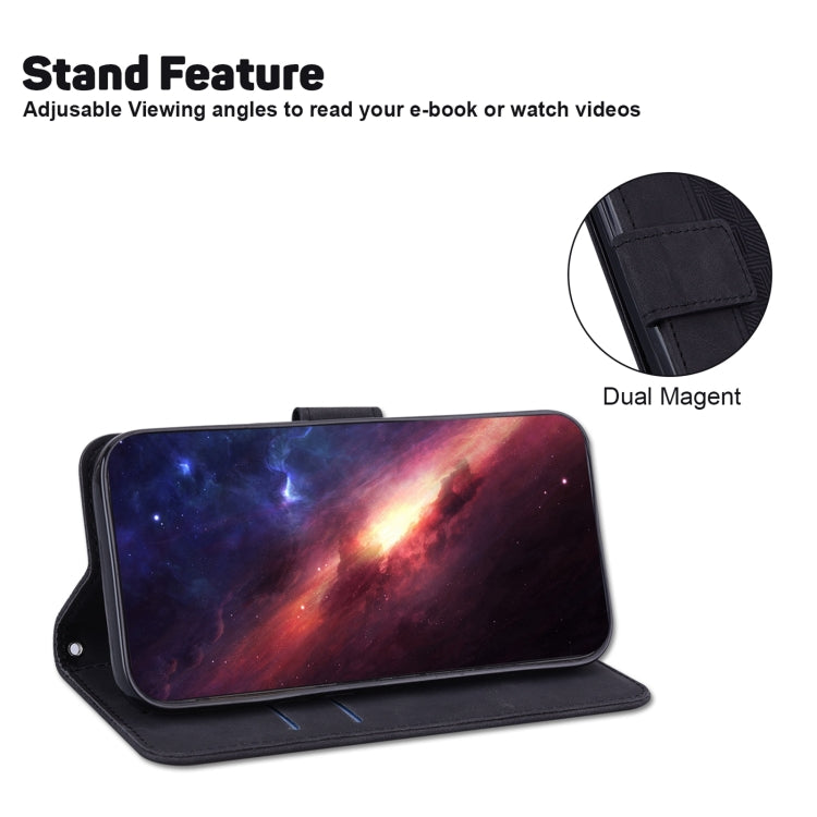For Xiaomi 12 / 12X Geometric Embossed Leather Phone Case(Black) Eurekaonline