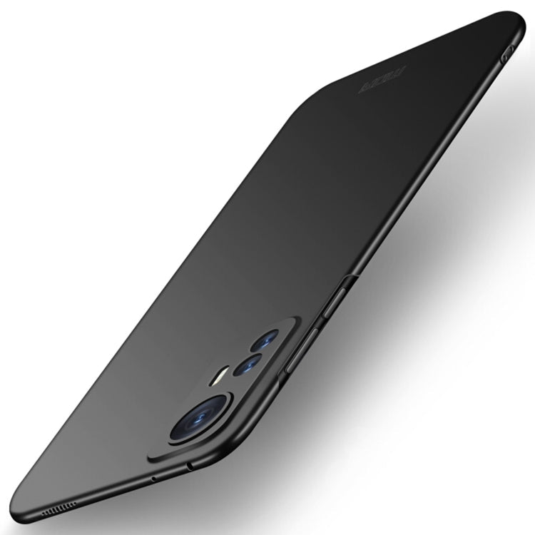  12X MOFI Frosted PC Ultra-thin Hard Phone Case(Black) Eurekaonline