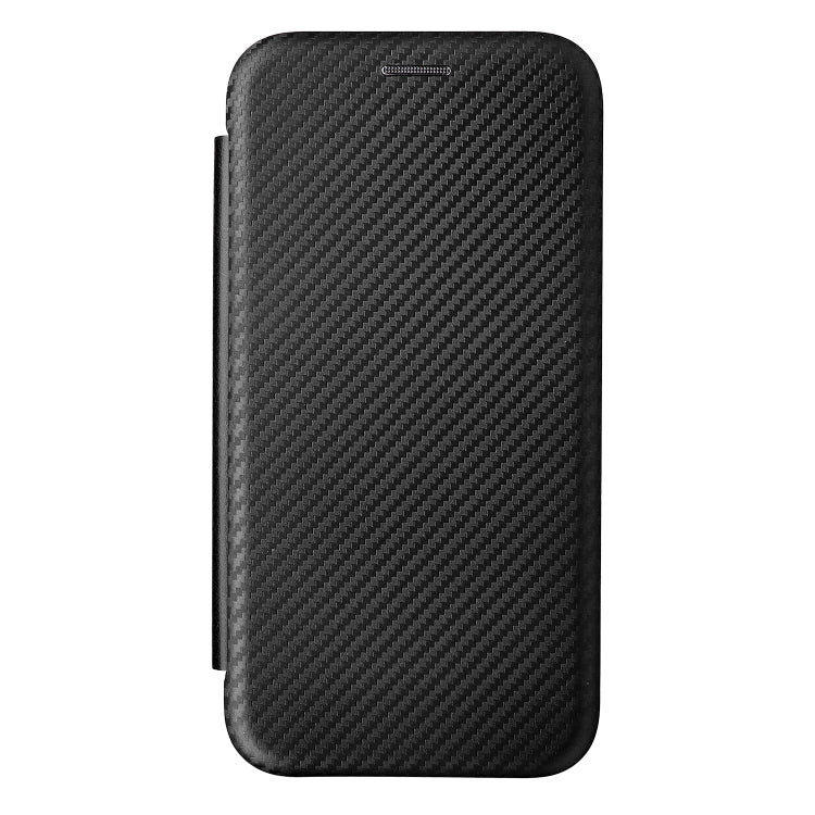 For Xiaomi 12 5G Carbon Fiber Texture Horizontal Flip PU Phone Case(Black) Eurekaonline