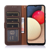 For Xiaomi 12 KHAZNEH Litchi Texture Leather RFID Phone Case(Brown) Eurekaonline