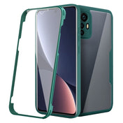 For Xiaomi 12 Pro 5G Acrylic + TPU 360 Degrees Full Coverage Shockproof Phone Case(Green) Eurekaonline